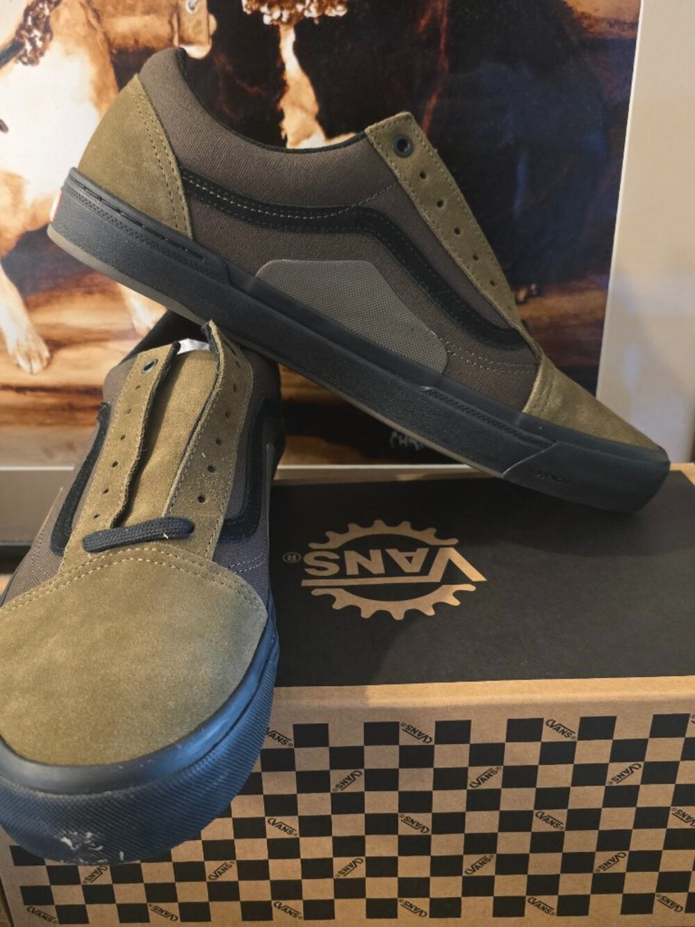 Men’s Vans BMX Old Skool Low Coal Brown Mens Shoes VN000D3MEMP RARE size 12 US